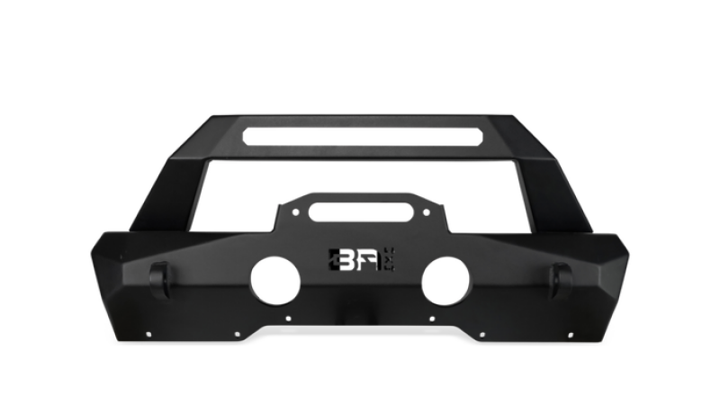 Jeep Wrangler JL Front Winch Bumper - Body Armor 4x4 - Orion Stubby - Light Texture Black - `07-`22